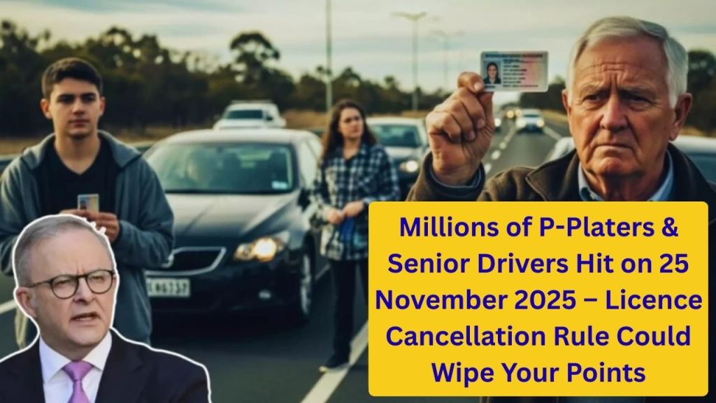 Millions of P-Platers &amp; Senior Drivers Hit on 25 November 2025 – Licence Cancellation Rule Could Wipe Your Points